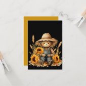 Scarecrow Gruß Karte (Vorderseite/Rückseite Beispiel)