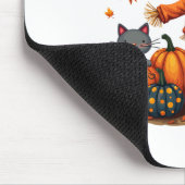 Scarecrow Happy Fall Y'all Erntedank Halloween Mousepad (Ecke)