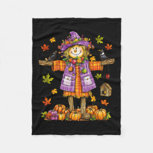 Scarecrow Herbst Saison Pumpkin-Erntedank Fleecedecke