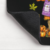 Scarecrow Herbst Saison Pumpkin-Erntedank Mousepad (Ecke)