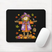 Scarecrow Herbst Saison Pumpkin-Erntedank Mousepad (Mit Mouse)