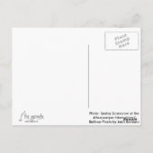 Scarecrow Hot Air Ballon Postkarte (Rückseite)