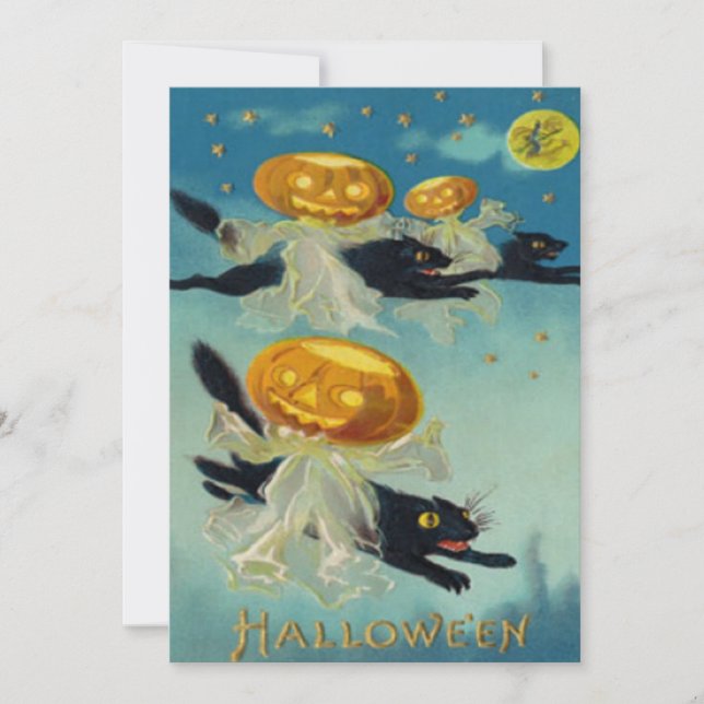 Scarecrow Kürbislaterne Pumpkin Stars Vollmond (Vorderseite)