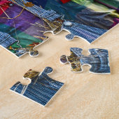 Scarecrow Mahon Bay Festival Nova Scotia. Jigsaw Puzzle (Seite)