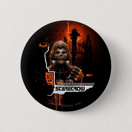 Scarecrow Orange Grafik Button (Vorderseite)