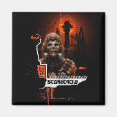 Scarecrow Orange Grafik Magnet (Vorne)