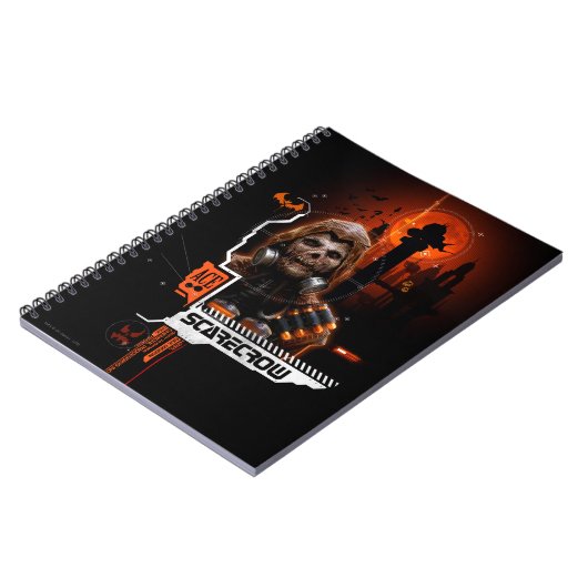 Scarecrow Orange Grafik Notizblock (Linke Seite)