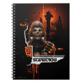 Scarecrow Orange Grafik Notizblock (Vorderseite)