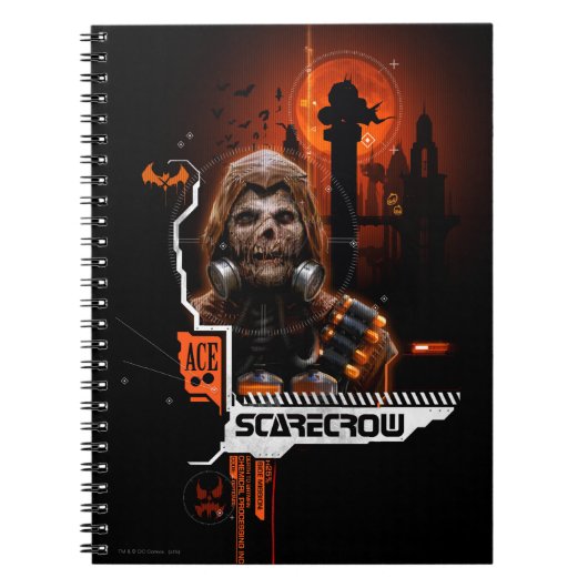 Scarecrow Orange Grafik Notizblock (Vorderseite)