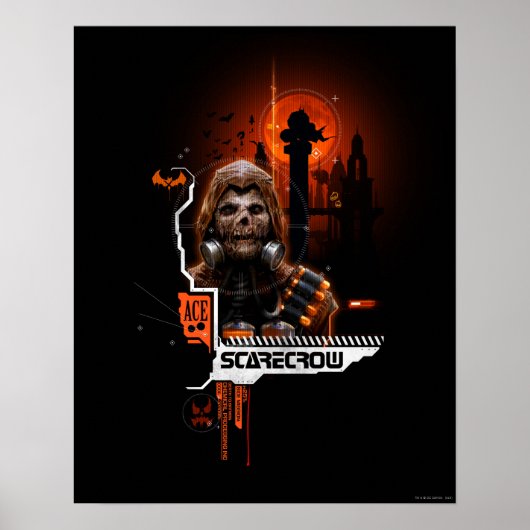 Scarecrow Orange Grafik Poster (Vorne)