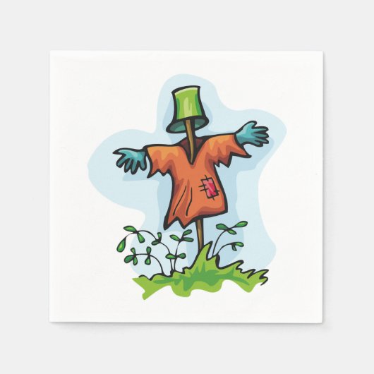 Scarecrow Paper Napkins Serviette (Vorderseite)