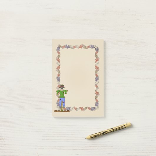 Scarecrow Post-it Klebezettel (Auf Schreibtisch)