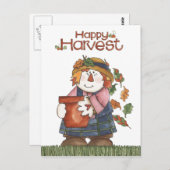 Scarecrow Postkarte (Vorne/Hinten)