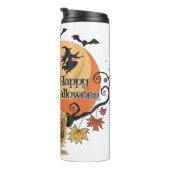 Scarecrow Pumpkin Halloween Rustic Vibes Art Thermosbecher (Nach rechts gedreht)