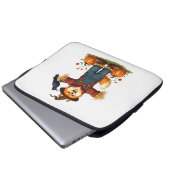 Scarecrow Samoyed Dog Laptopschutzhülle (Vorne Knopf)