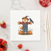 Scarecrow Samoyed Dog Serviette (Beispiel)