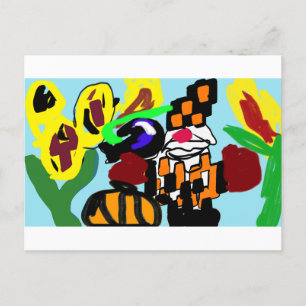 Scarecrow Spaß Postkarte