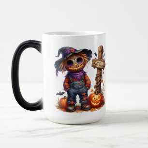 Scarecrow Spooky Halloween-Tasse Verwandlungstasse