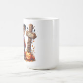Scarecrow Spooky Halloween-Tasse Verwandlungstasse (Zentrum)