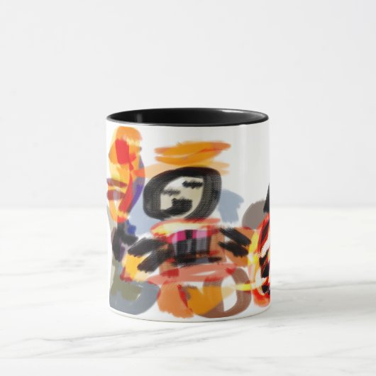 Scarecrow Sunset Herbst Tasse (Zentrum)