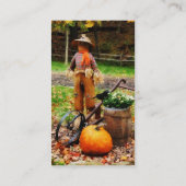 Scarecrow und Pumpkin Visitenkarte (Rückseite)