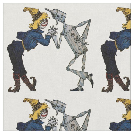 Scarecrow und TinMan Stoff (Nahaufnahme)