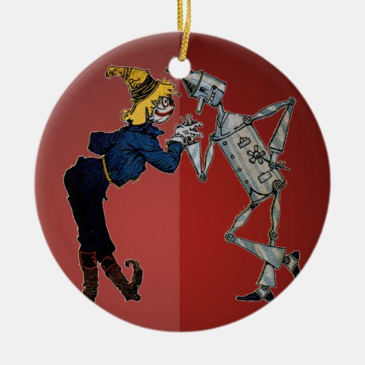 Scarecrow und Zinn Man Ornament (Vorne)
