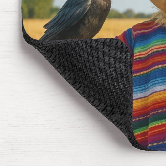Scarecrow Wearing a Sombrero and Poncho Mousepad (Ecke)