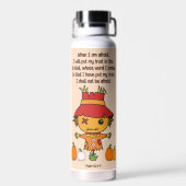 Scarecrow, wenn ich Angst habe Trinkflasche (Rückseite)