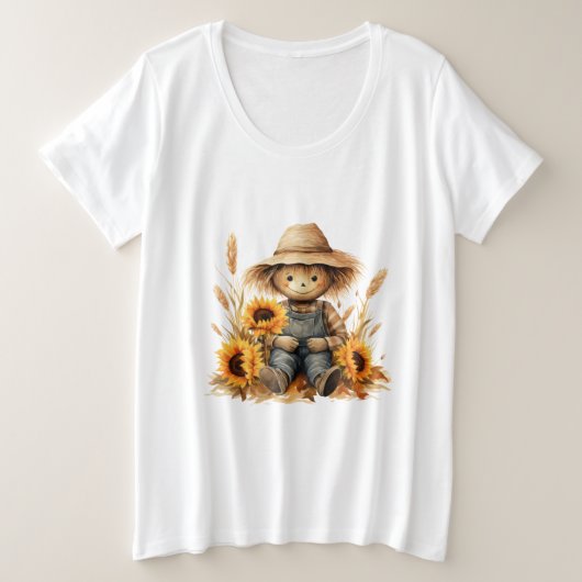 Scarecrow Womens Große Größe T-Shirt (Design vorne)