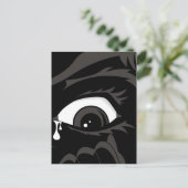 Scared Boy Postcard Postkarte (Stehend Vorderseite)