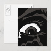 Scared Boy Postcard Postkarte (Vorne/Hinten)