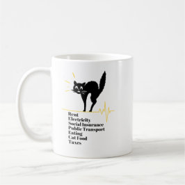 Scared Cat Bills Überraschung Cat Funny Cat Gesich Kaffeetasse