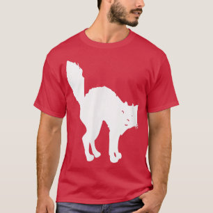 Scared Cat Halloween Rendy Ästhetischer T - Shirt