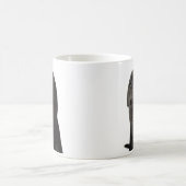 Scared Dog Meme Tasse doppelseitig (Mittel)