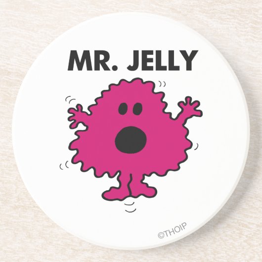 Scared & Nervous Mr. Jelly Getränkeuntersetzer (Vorne)