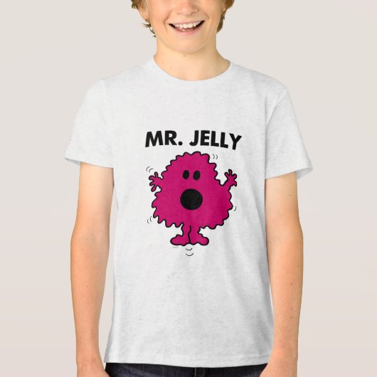 Scared & Nervous Mr. Jelly Tri-Blend Shirt (Vorderseite)