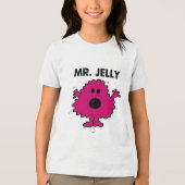 Scared & Nervous Mr. Jelly Tri-Blend Shirt (Vorderseite)