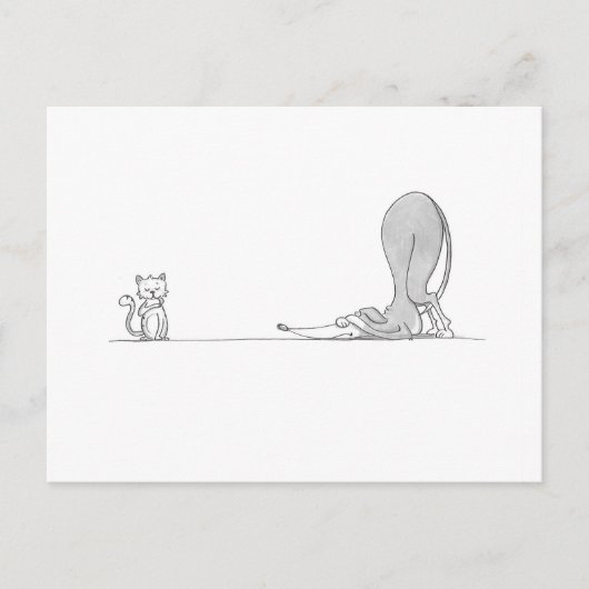 Scared Postkarte (Vorderseite)