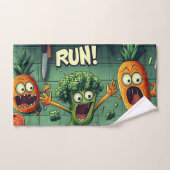 Scared Veggie Küchentuch Handtuch (Handtuch)