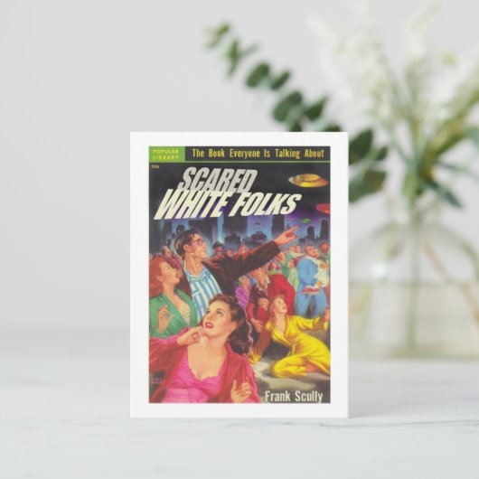 Scared White Folks Postkarte (Stehend Vorderseite)