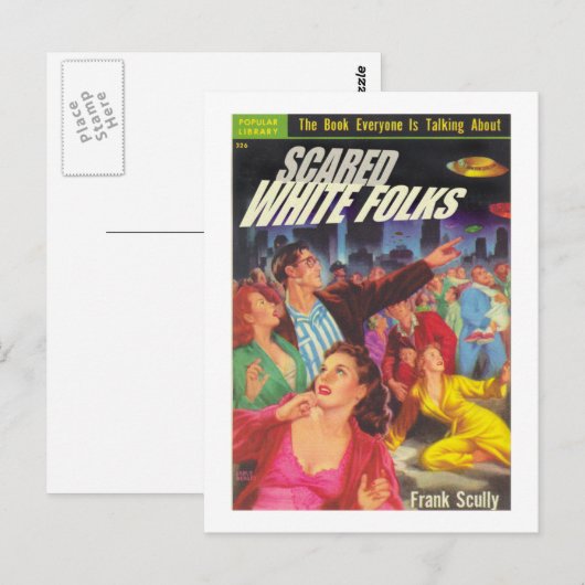 Scared White Folks Postkarte (Vorne/Hinten)
