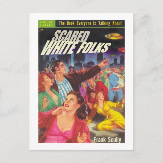 Scared White Folks Postkarte (Vorderseite)