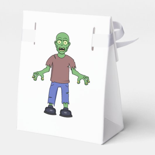 Scared Zombie Geschenkschachtel (Rückseite)