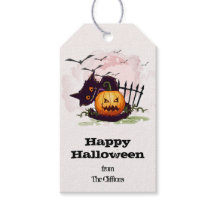 Scaredy Black Cat Happy Halloween