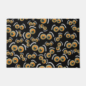 Scaredy Cat Halloween Boo Eyes Bat Fußmatte (Vorderseite)