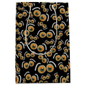 Scaredy Cat Halloween Boo Eyes Bat Mittlere Geschenktüte (Vorderseite)