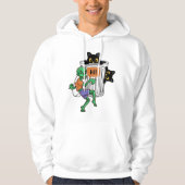 Scaredy Cat Halloween Hoodie (Vorderseite)
