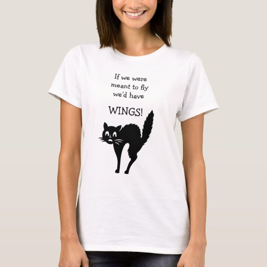 Scaredy-Cat Slogan T-Shirt (Vorderseite)