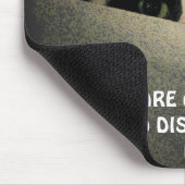Scaredy cat und irisches Sprichwort Mousepad (Ecke)
